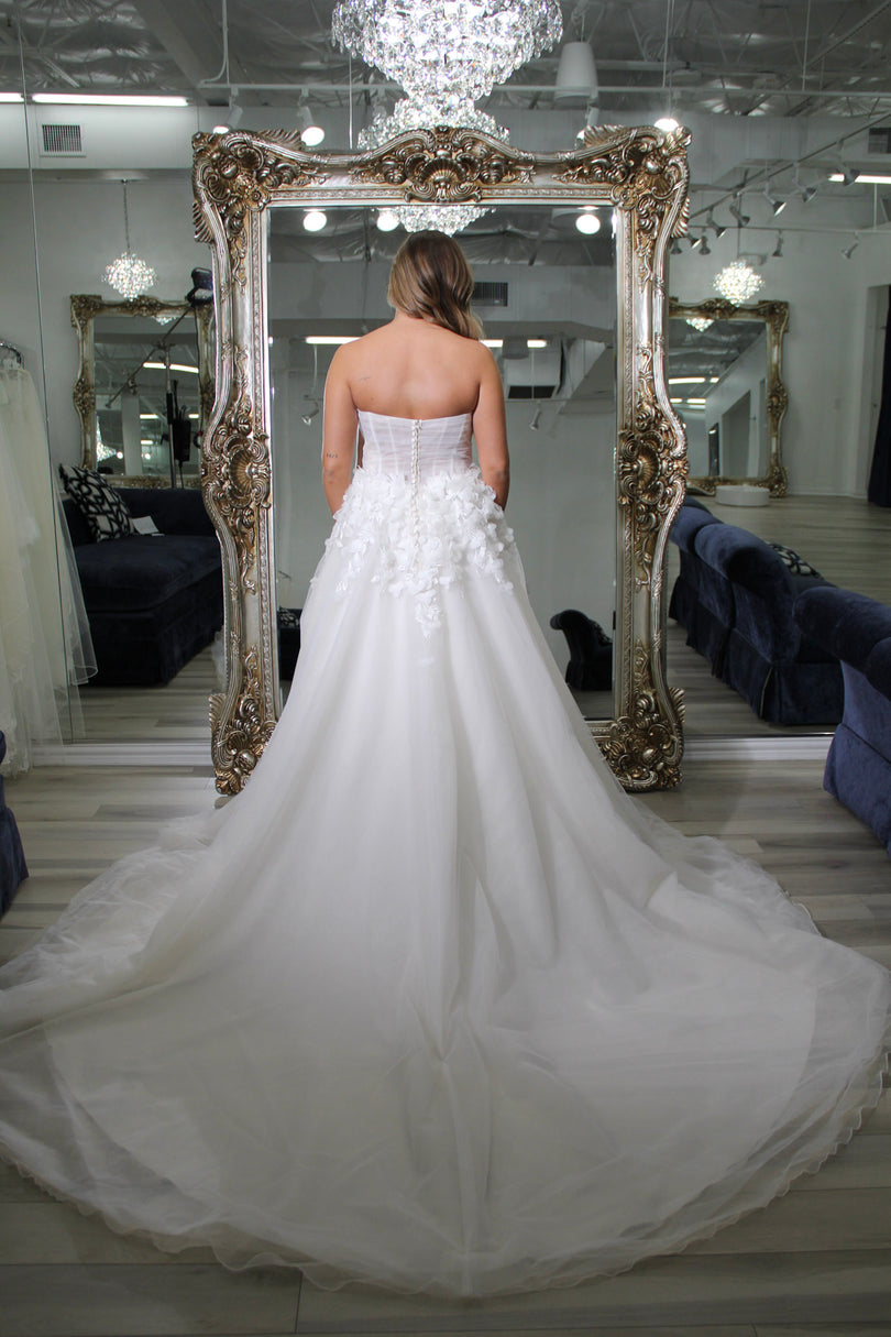 Blu Bridal by Morilee Rosalie Ruched Wedding Dress 4482