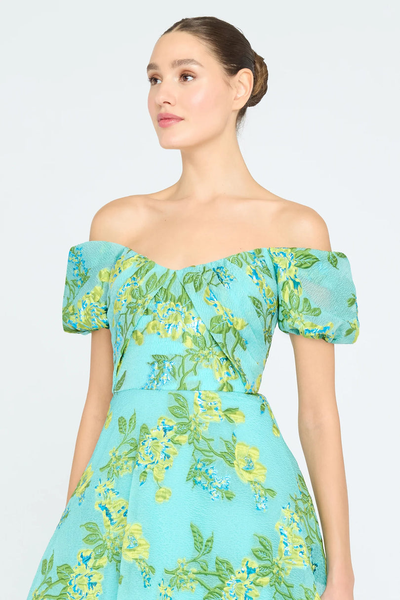 Theia "Alanis" Off Shoulder Dress 88113651