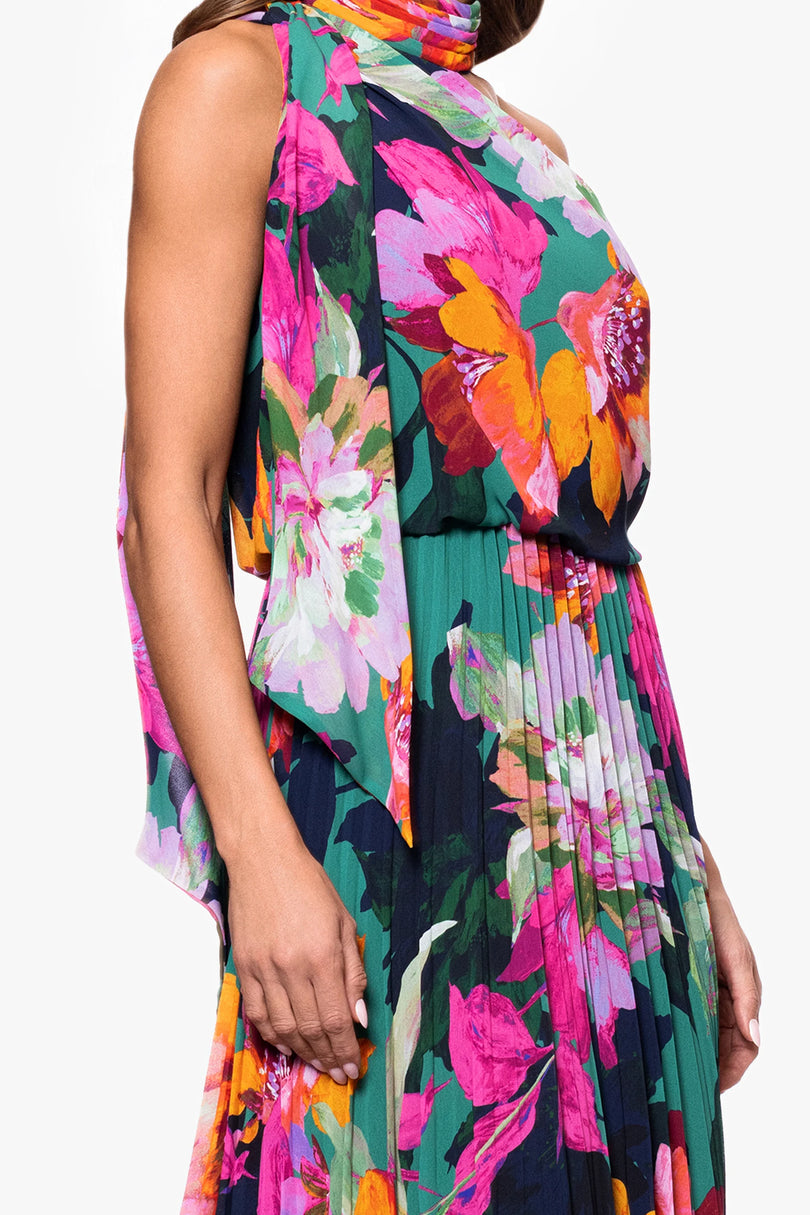 Xscape Evenings "Gia" Floral Print Chiffon Dress 6901X