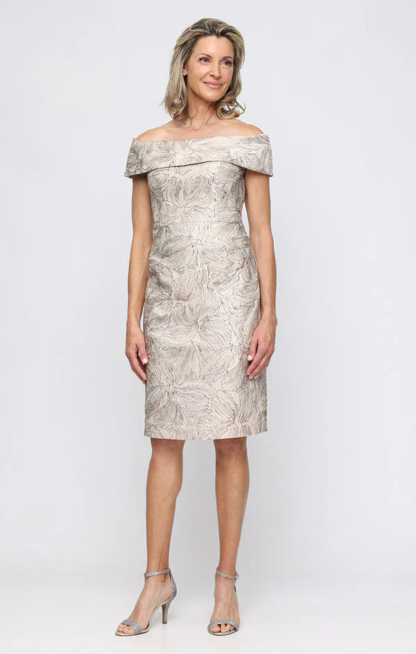 Alex Evening Off the Shoulder Cocktail Dress 8181294 Alex Evening Off the Shoulder Cocktail Dress 8181294