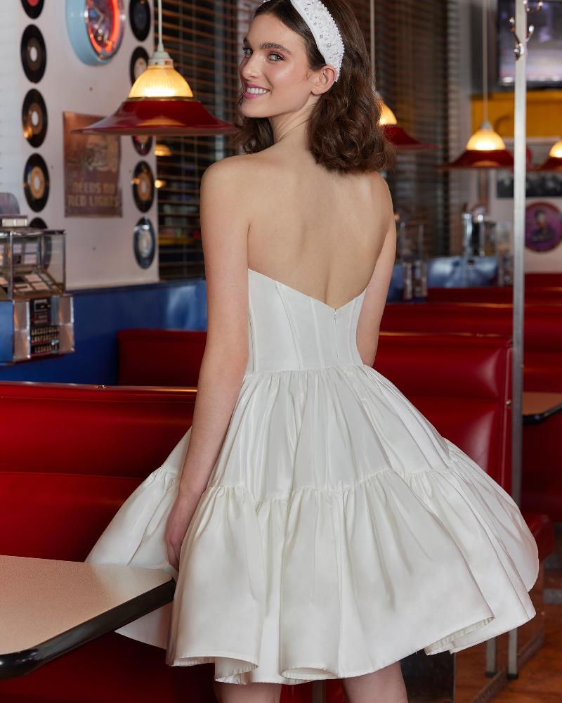 ANGELA AND ALISON "ANGEE" SHORT BRIDAL GOWN AA2340