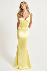 Faviana Low Back V-Neck Prom Dress 11052