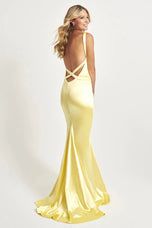 Faviana Low Back V-Neck Prom Dress 11052
