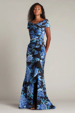 Tadashi Shoji Off-the-Shoulder Floral Print Dress CII25478L