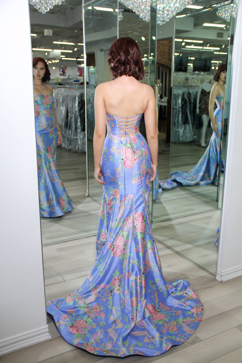 Sherri Hill Fresh Floral Prom Dress 57796