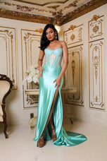 Sherri Hill Hot Fix Corset Prom Dress 57805