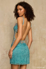 Sherri Hill Demi Couture Fringe Cocktail Dress 67248