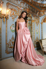 Sherri Hill Bubble Hem Rosette Ball Gown 57778