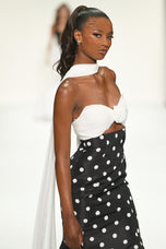 Sherri Hill Mermaid Polka Dot Prom Dress 57800
