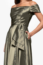 Xscape Evenings "Mildred" Taffeta Dress 6919X