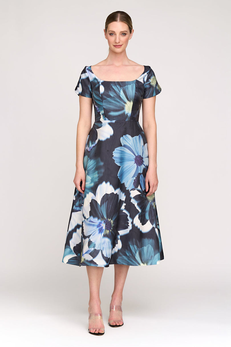 open lace back dress Kay Unger open lace back dress Kay Unger