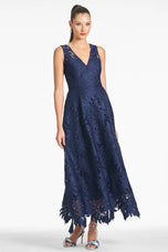 Sachin & Babi "Miuccia" Lace Ankle Length Dress