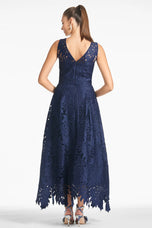 Sachin & Babi "Miuccia" Lace Ankle Length Dress