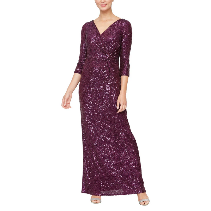 Alex Evenings Sequin Column Gown 8196646 Alex Evenings Sequin Column Gown 8196646