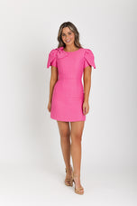Ava Presley Tweed Short Sleeve Interview Dress 42907