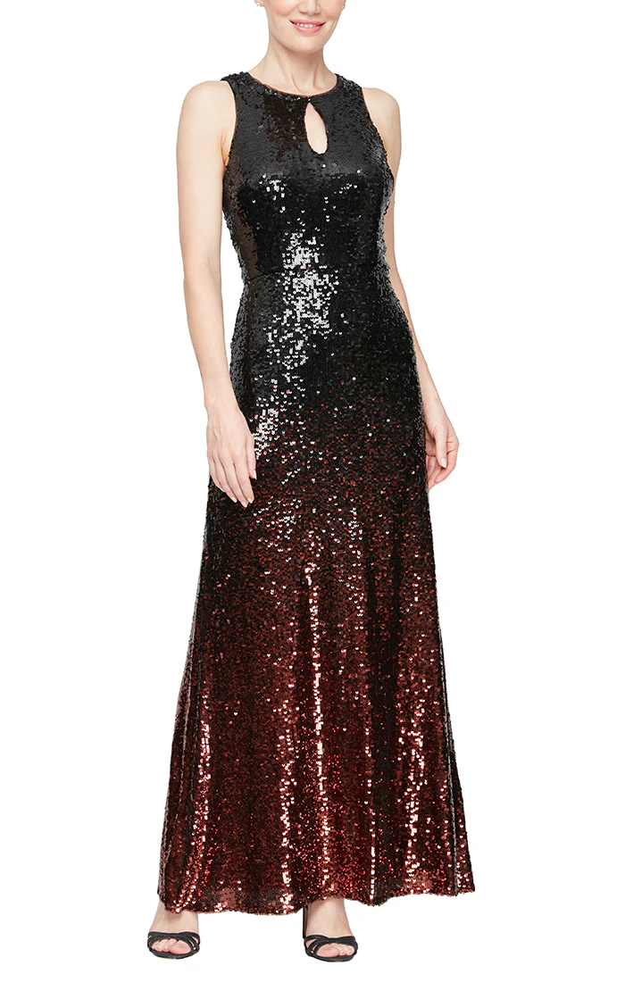 Alex Evenings Sleeveless Ombre Sequin Gown 5196974 Alex Evenings Sleeveless Ombre Sequin Gown 5196974