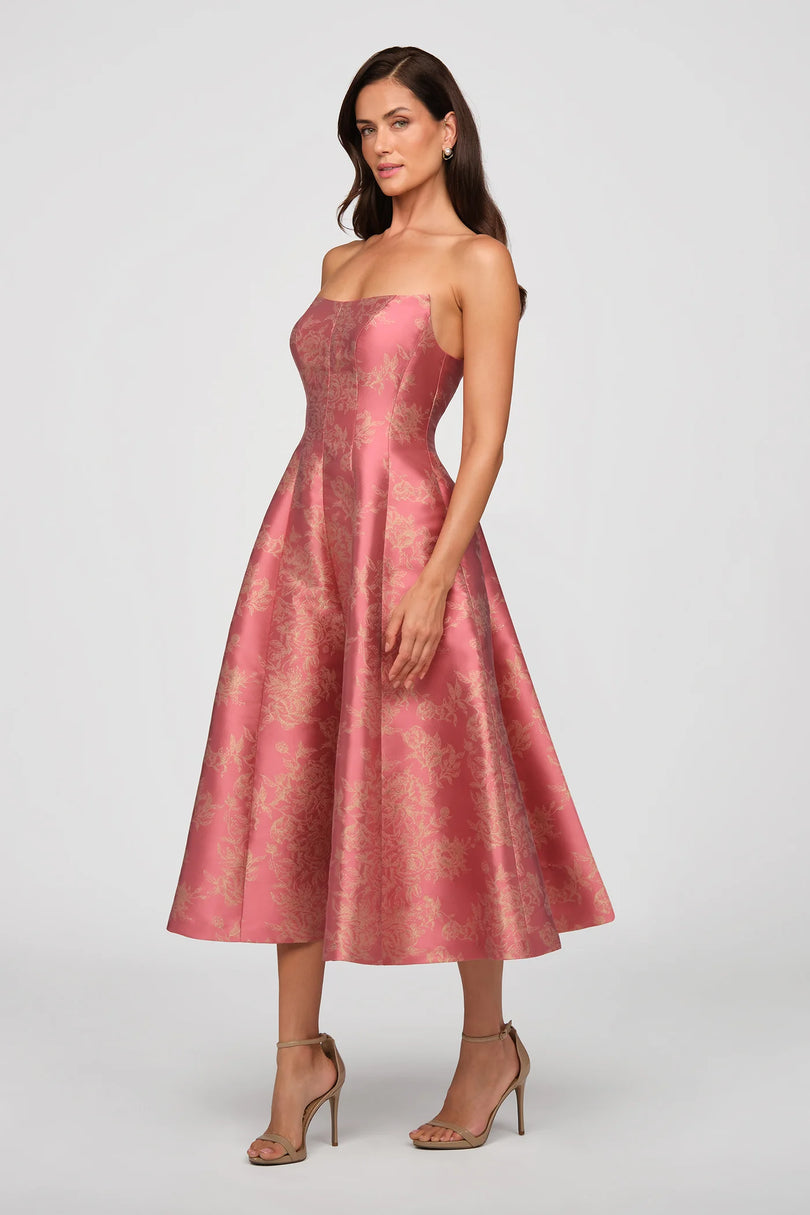 Kay Unger "Quincy" Tea Length Dress 55116290