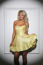 Sherri Hill Strapless A-Line Homecoming Dress 57319