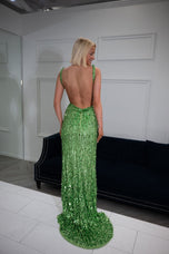 Sherri Hill Sequin Open Back Prom Dress 54912 - B