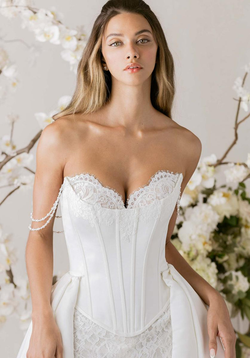 Morilee "Balancé" Two Piece Lace Satin Bridal Gown 1010041