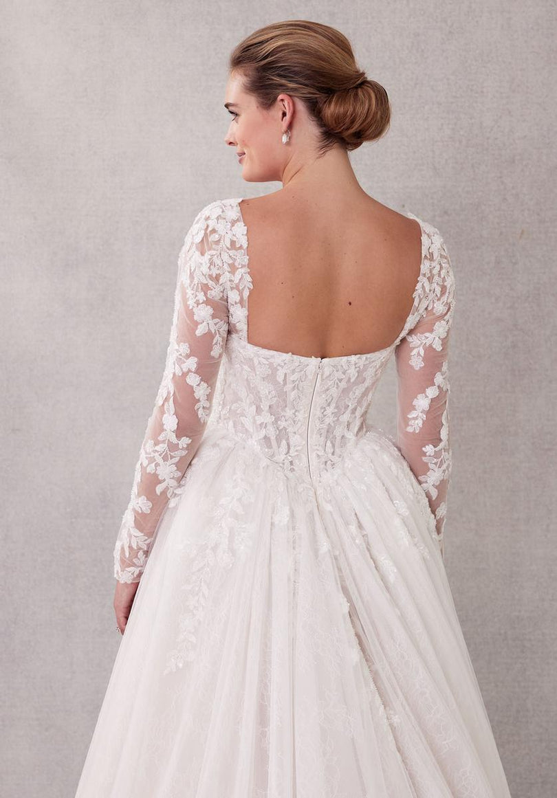Morilee Bridal Gown "Seattle" Basque Waist Ballgown Morilee Bridal Gown "Seattle" Basque Waist Ballgown