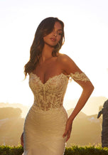 Blu Bridal by Morilee Rowena Corset Wedding Dress 4467