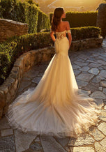 Blu Bridal by Morilee Rowena Corset Wedding Dress 4467