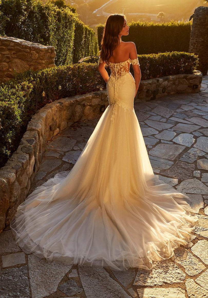 blue corset wedding dress Satin Blue Corset Formal Wedding Guest Dresses Long Mermaid with slit Custom color / US20W