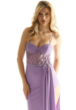 Morilee Draped Side Long Prom Dress 49003