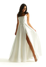 Morilee Simple Corset Satin Prom Dress 49020