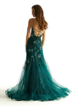 Morilee 3D Floral Tulle Skirt Prom Dress 49021