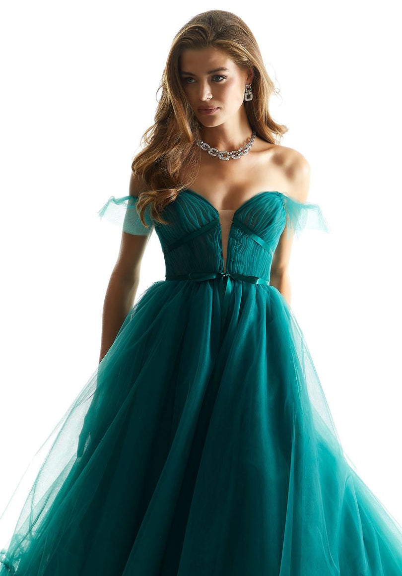 Morilee Draped Tulle Ball Gown Prom Dress 49022 Morilee Draped Tulle Ball Gown Prom Dress 49022