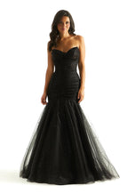 Morilee Strapless Ruched Mermaid Prom Dress 49046
