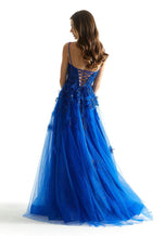 Morilee 3D Floral Lace-up Back Prom Dress 49049