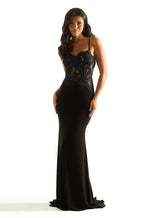 Morilee Lace Fitted Jersey Prom Dress 49058