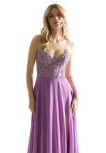 Morilee A-Line Corset Chiffon Prom Dress 49070