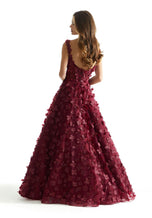 Morilee 3D Floral Corset Ball Gown Prom Dress 49078