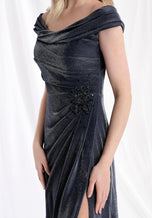 MGNY Madeline Gardner Embroidered Evening Dress 73006