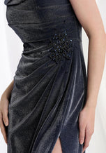 MGNY Madeline Gardner Embroidered Evening Dress 73006
