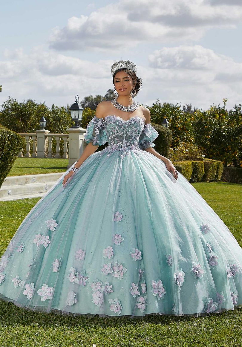 Vizcaya by Morilee Ruched Corset Quince Dress 89421 Vizcaya by Morilee Ruched Corset Quince Dress 89421