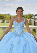 Vizcaya by Morilee Chantilly Lace Quince Dress 89422