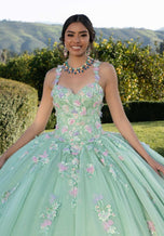 Vizcaya by Morilee Floral Lace Quince Dress 89424
