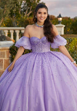 Vizcaya by Morilee Beaded Corset Quince Dress 89426