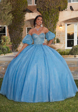 Vizcaya by Morilee Beaded Corset Quince Dress 89426