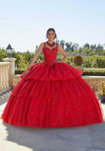 Vizcaya by Morilee Tiered Skirt Quince Dress 89428