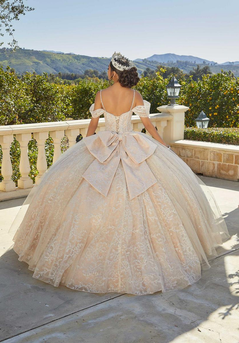 Vizcaya by Morilee Beaded Corset Quince Dress 89430