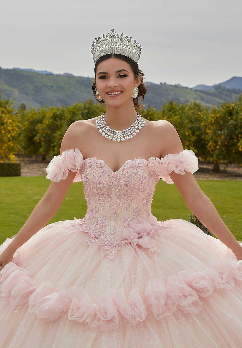 Vizcaya by Morilee Rosette Skirt Quince Dress 89433 Vizcaya by Morilee Rosette Skirt Quince Dress 89433
