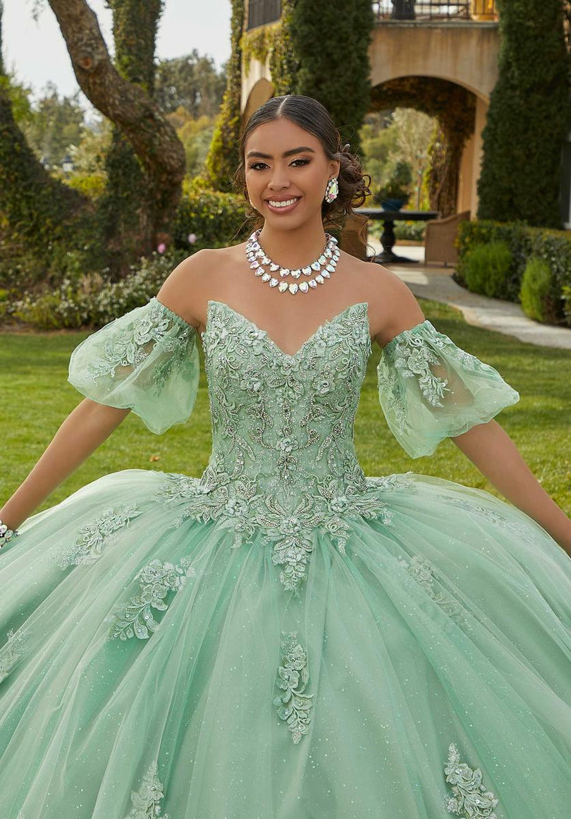 Vizcaya by Morilee Detachable Collar Quince Dress 89434 Vizcaya by Morilee Detachable Collar Quince Dress 89434