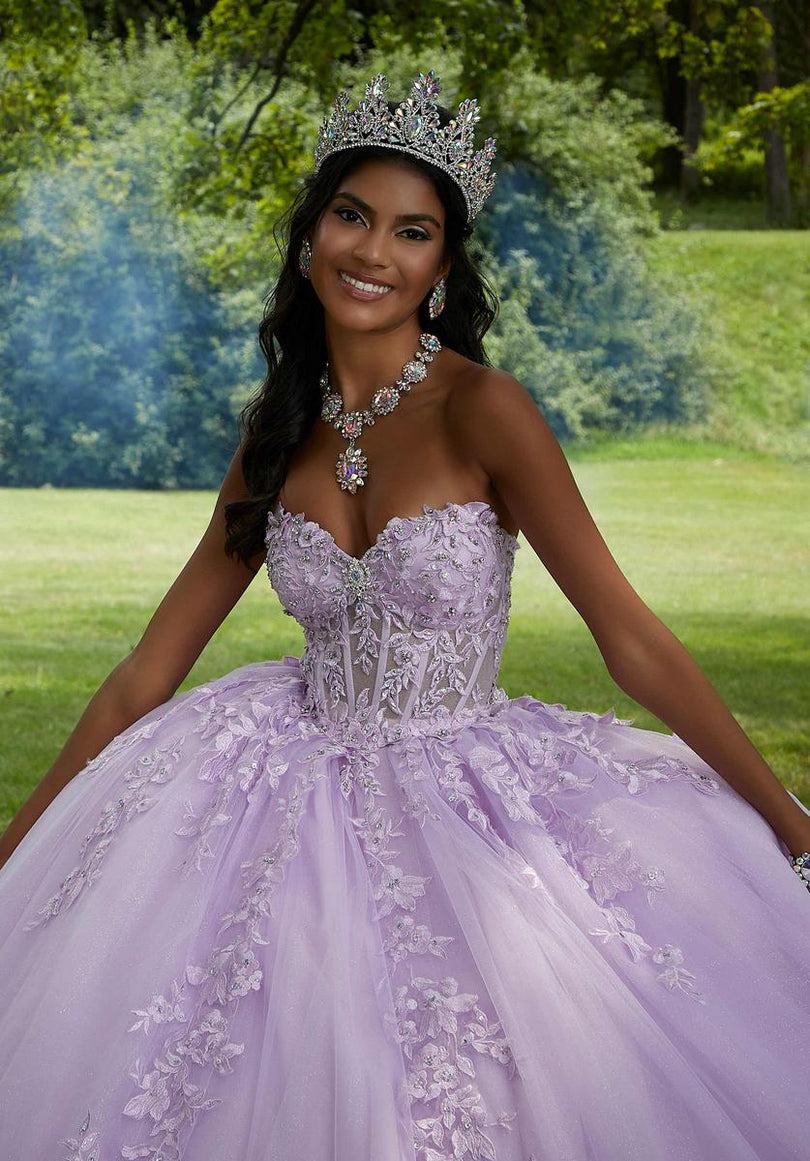Vizcaya by Morilee Lace Corset Quince Dress 89454 Vizcaya by Morilee Lace Corset Quince Dress 89454