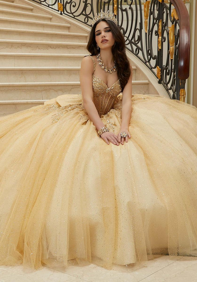 Vizcaya by Morilee Sheet Bodice Quince Dress 89471 Vizcaya by Morilee Sheet Bodice Quince Dress 89471